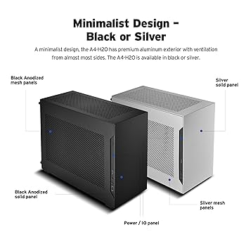 Amazon.com: Lian Li A4-H2O Mini-ITX PC Case, Triple-Slot